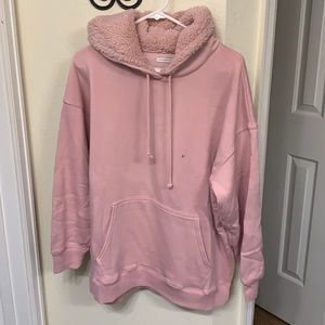 American Eagle Sherpa hoodie sweatshirt